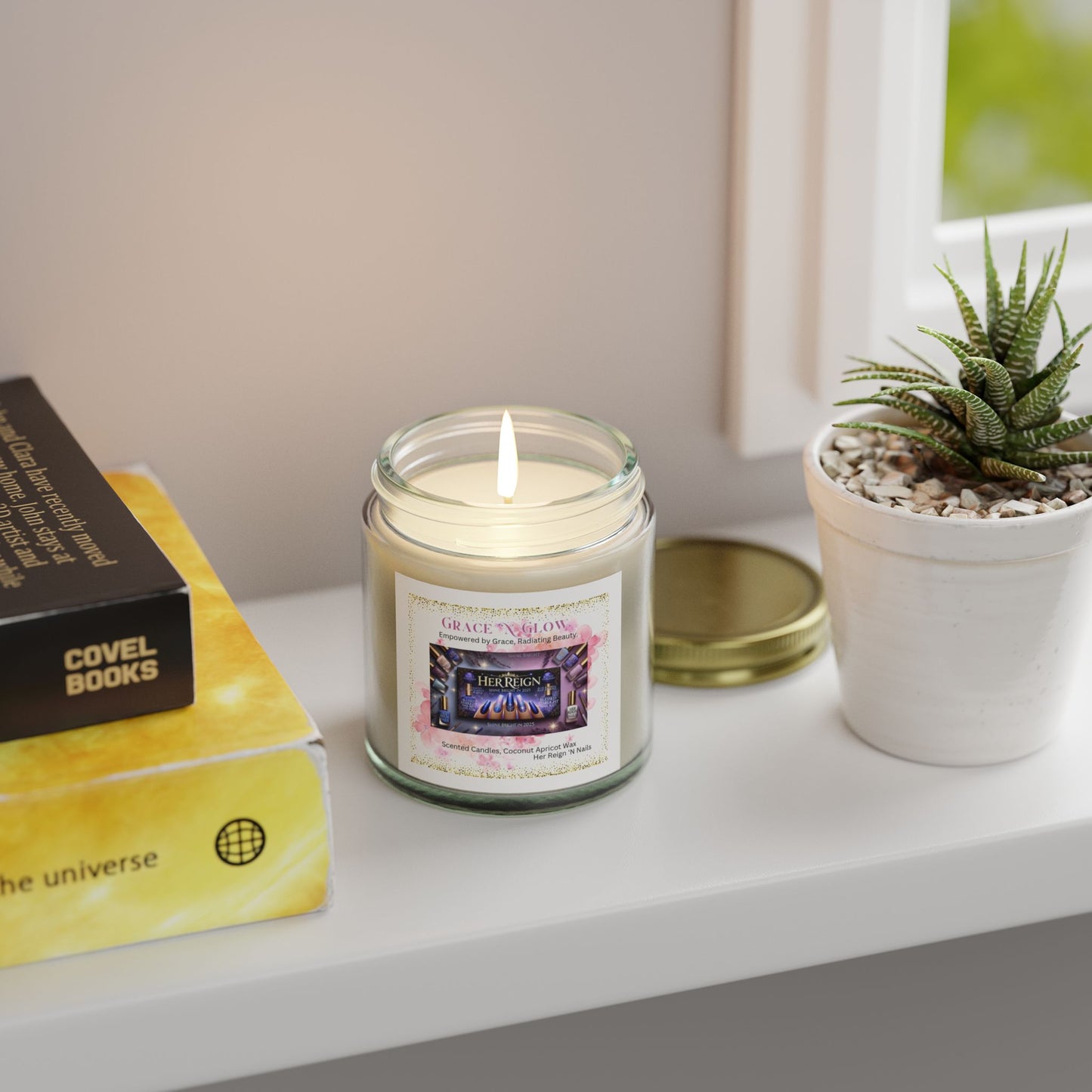 Grace 'N Glow Scented Candle - Coconut Apricot Wax (4oz & 9oz)